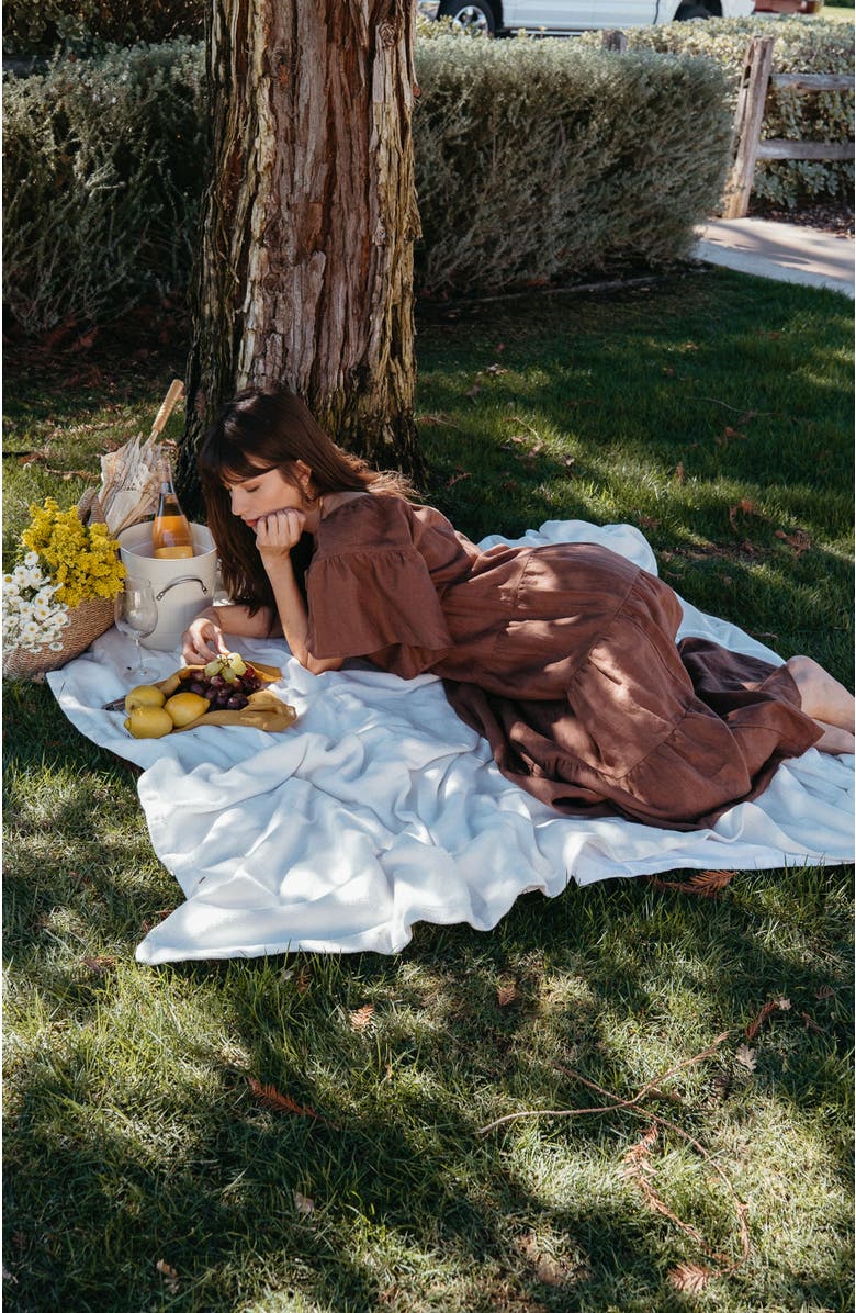 Whimsy + Row Rachel Dress, Alternate, color, Chocolate