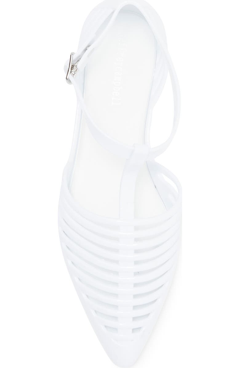 Jeffrey Campbell Squeaky Jelly Flat, Alternate, color, White