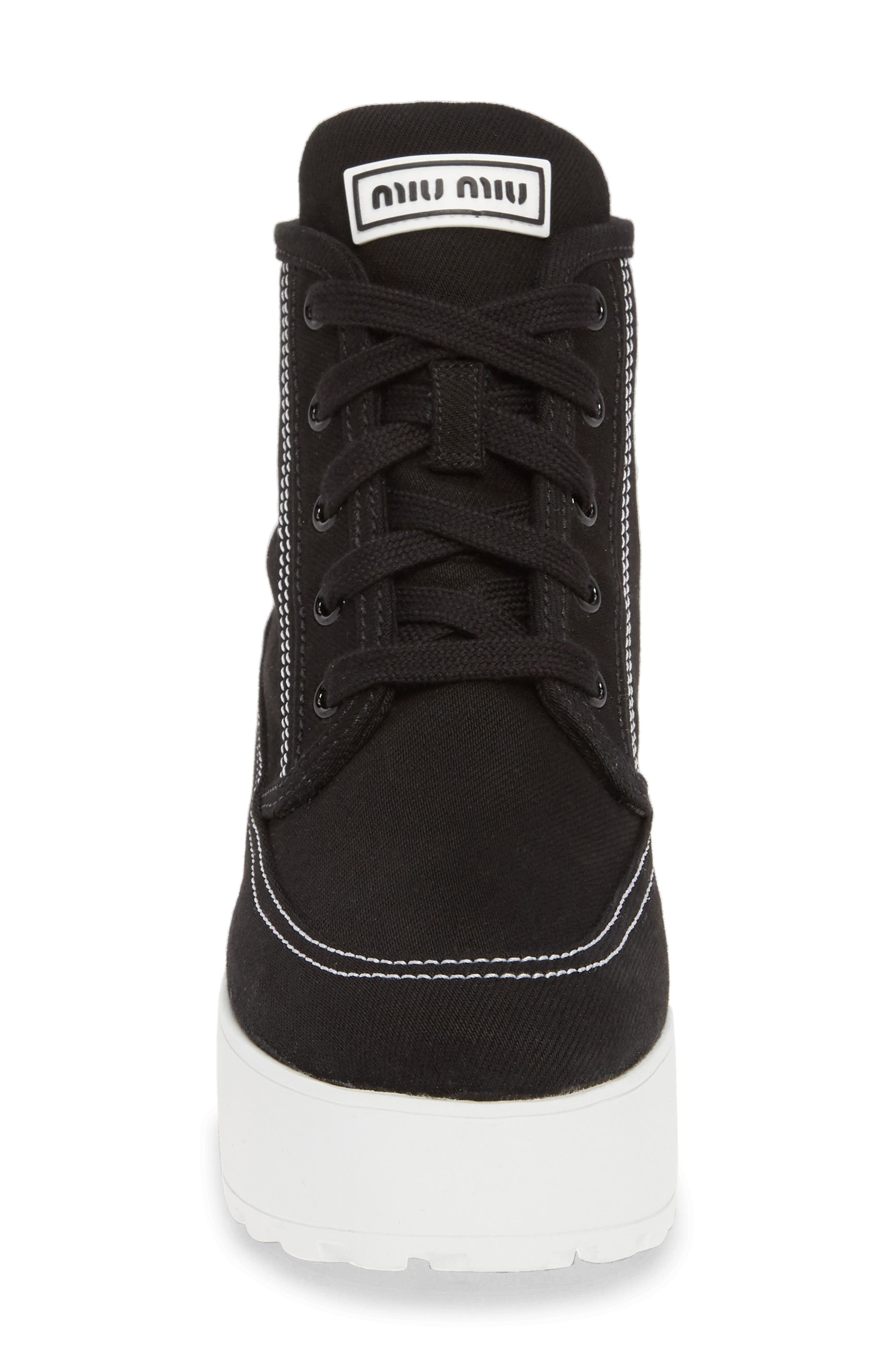 Miu Miu Platform Bootie, Alternate, color, 