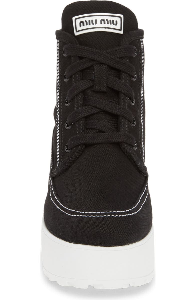 Miu Miu Platform Bootie, Alternate, color,