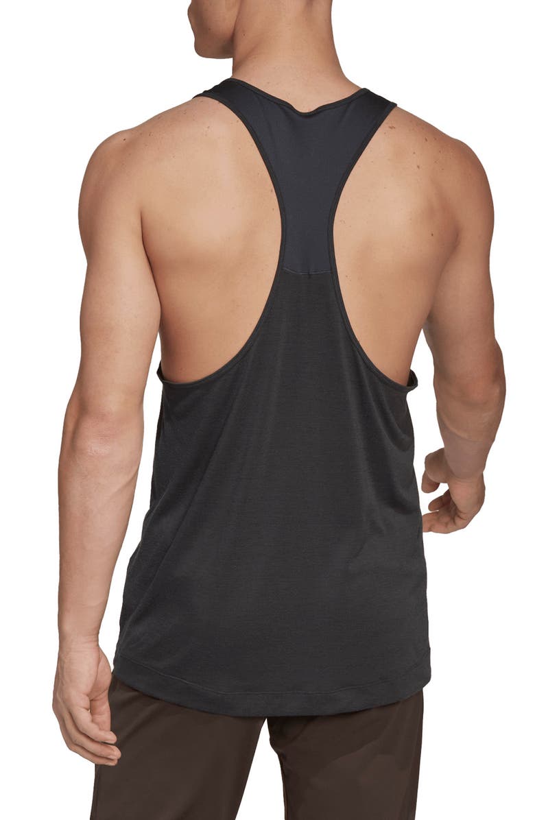 adidas Yoga Tank, Alternate, color, Carbon