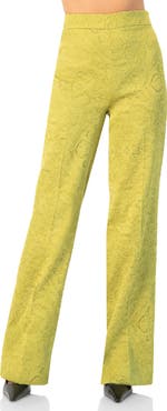 IVONNE Wide-Leg Straight Trousers with Wide Hem