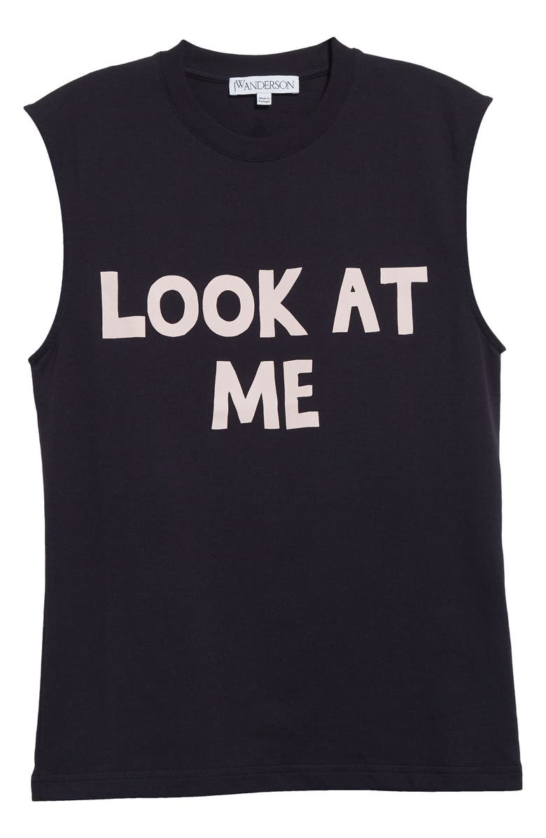 JW Anderson Look At Me Graphic Muscle Tee, Alternate, color, 