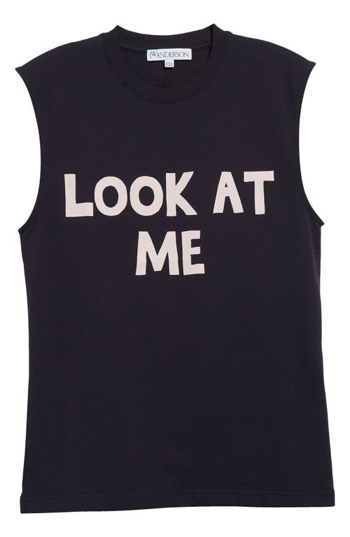 JW ANDERSON JW ANDERSON LOOK AT ME GRAPHIC MUSCLE TEE