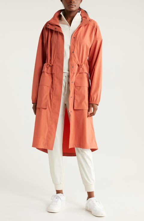 Step Out Water Repellent Jacket with Stowaway Hood