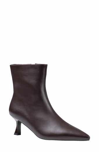 Rilan Pointed Toe Faux Leather Bootie