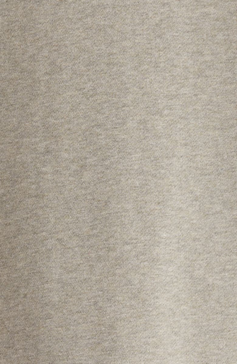 Fear of God Essentials x NBA Zip Up Short Sleeve Jacket, Alternate, color, Concrete Heather