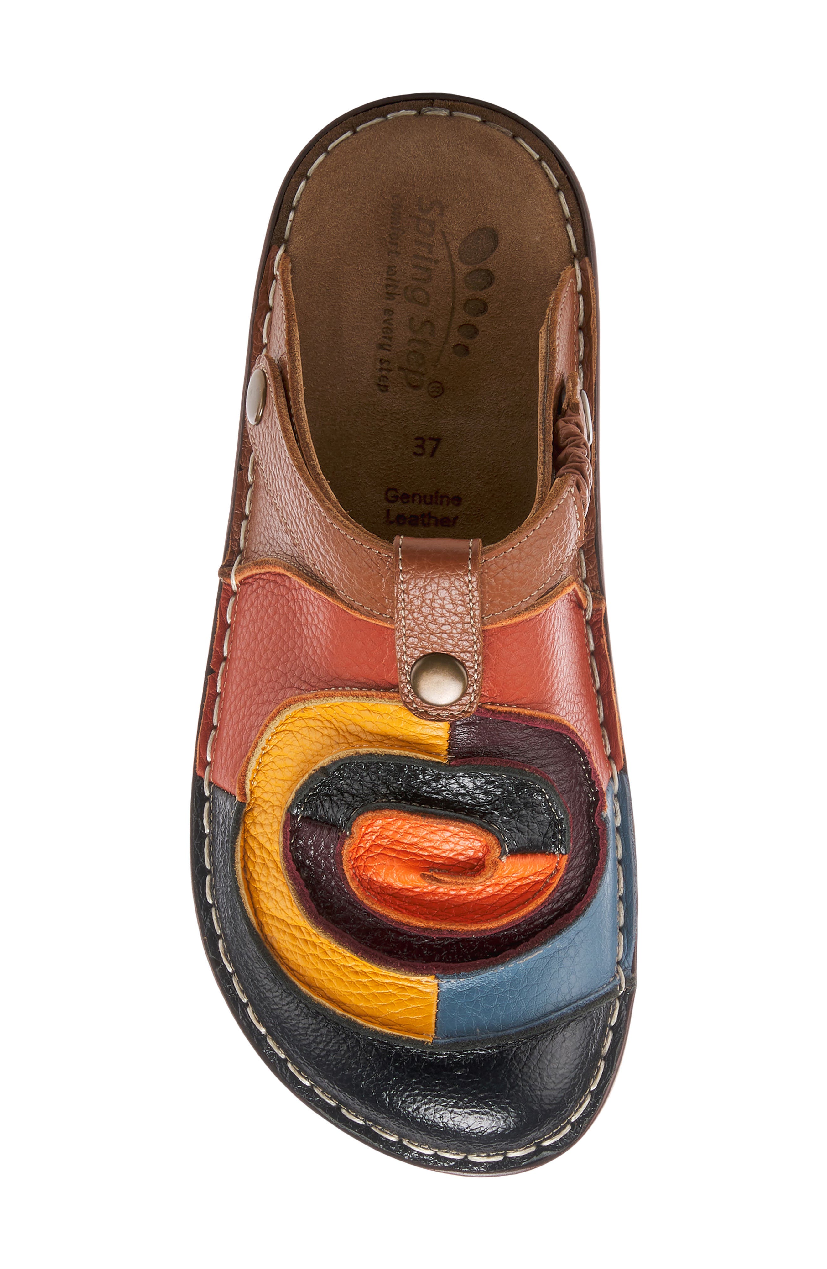Spring Step Lollipop Clog, Alternate, color, Navy Multi