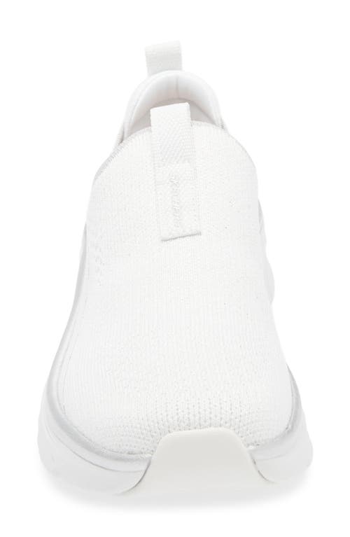Skechers Relaxed Fit® D'lux Walker® 2.0 Sparkle Slip-on Sneaker In White