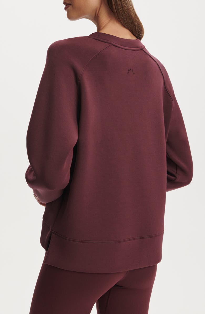 Varley Zosia Midlayer Crewneck Sweatshirt, Alternate, color, Sassafras