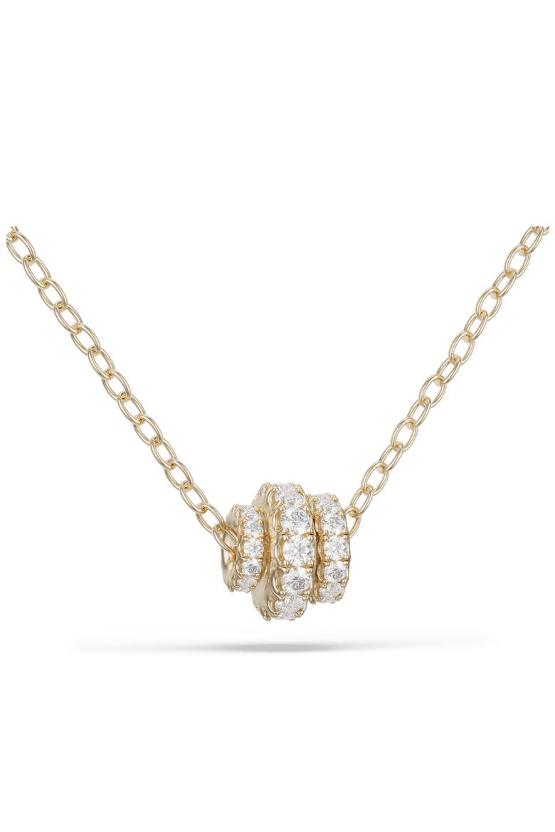 Vesta Diamond Pavé Pendant Necklace, Main, color, YELLOW GOLD