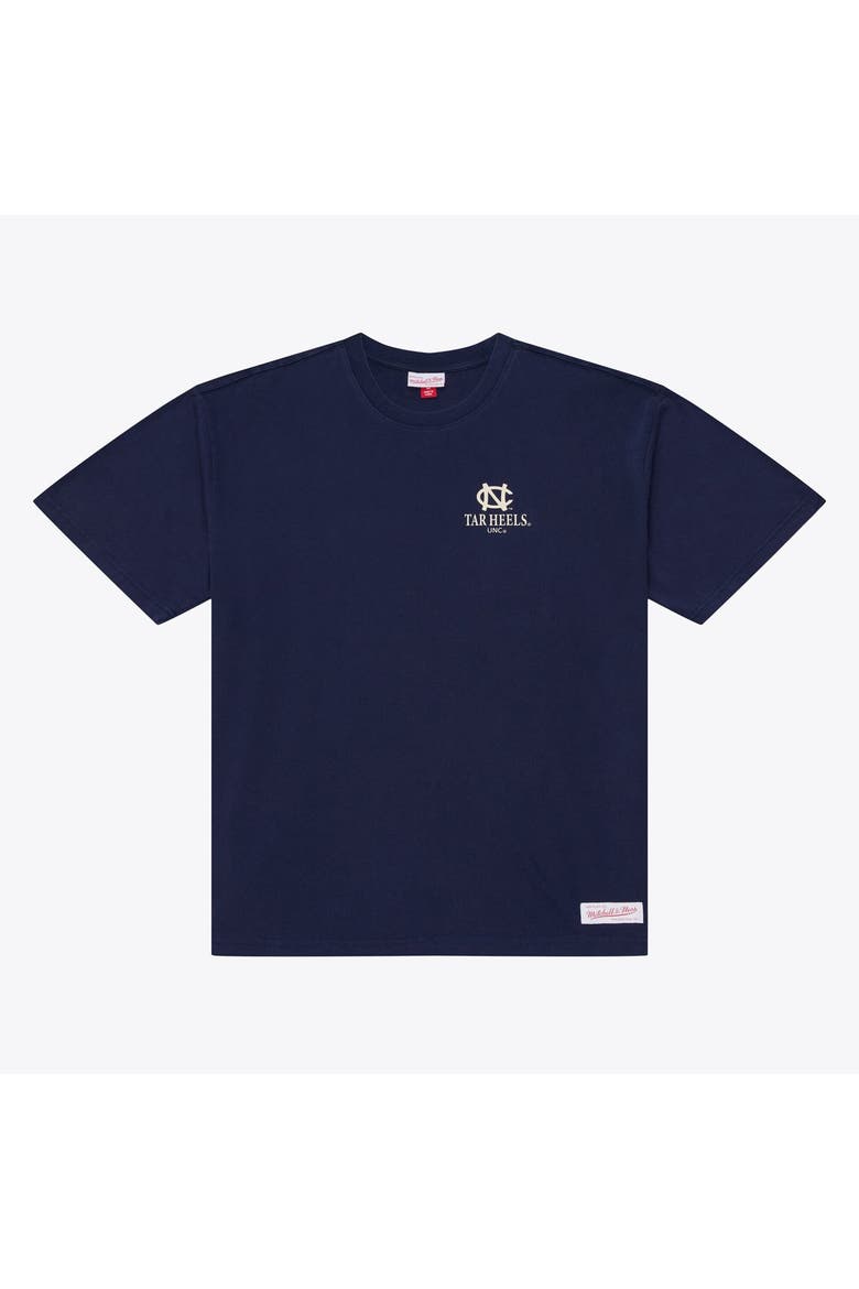 Men's  Mitchell & Ness  Navy North Carolina Tar Heels Core Icon T-Shirt, Main, color, Navy