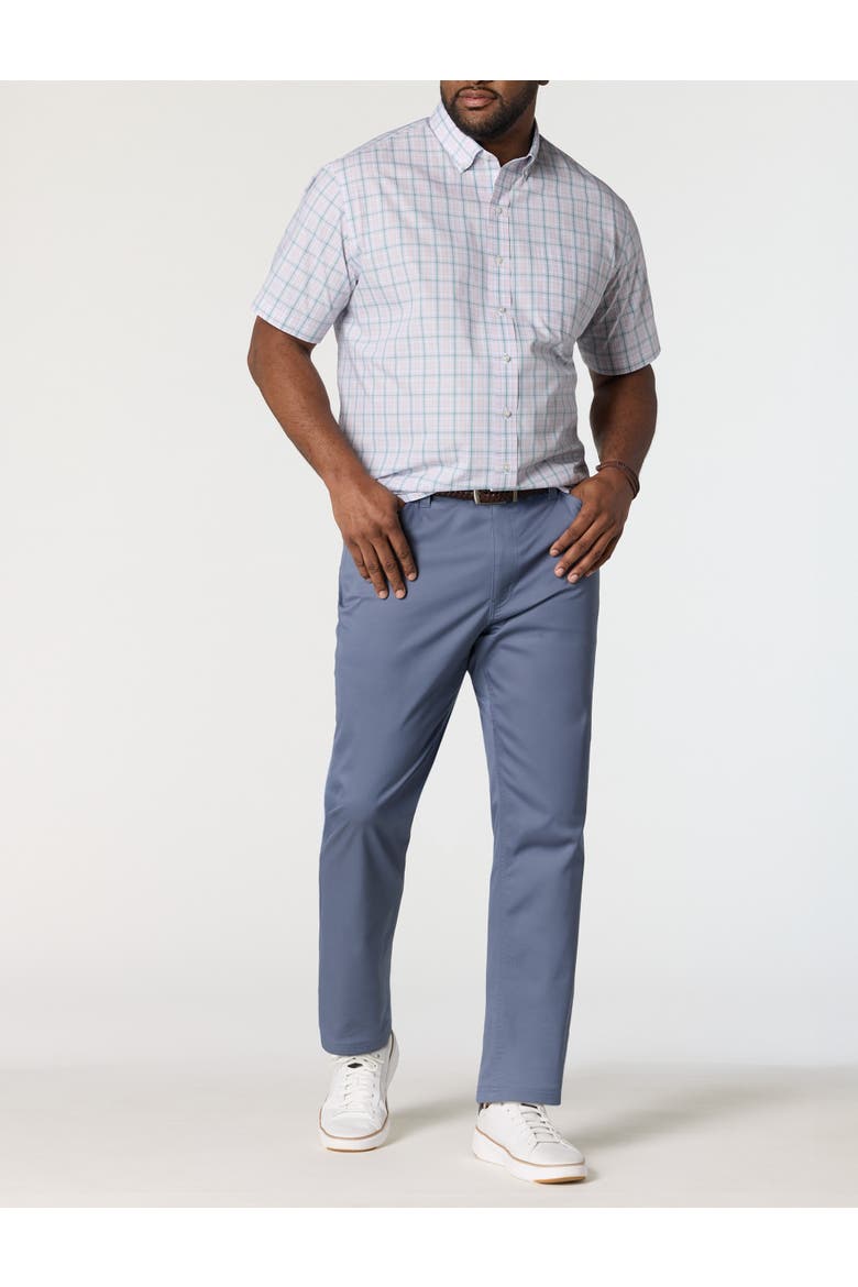 Big & Tall Large Plaid Tech Sport Shirt V2, Alternate, color, MULTI