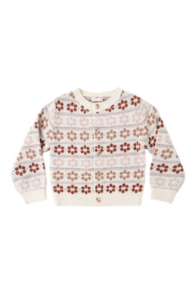 Cheyenne Flower Fair Cardigan, Main, color, NATURAL