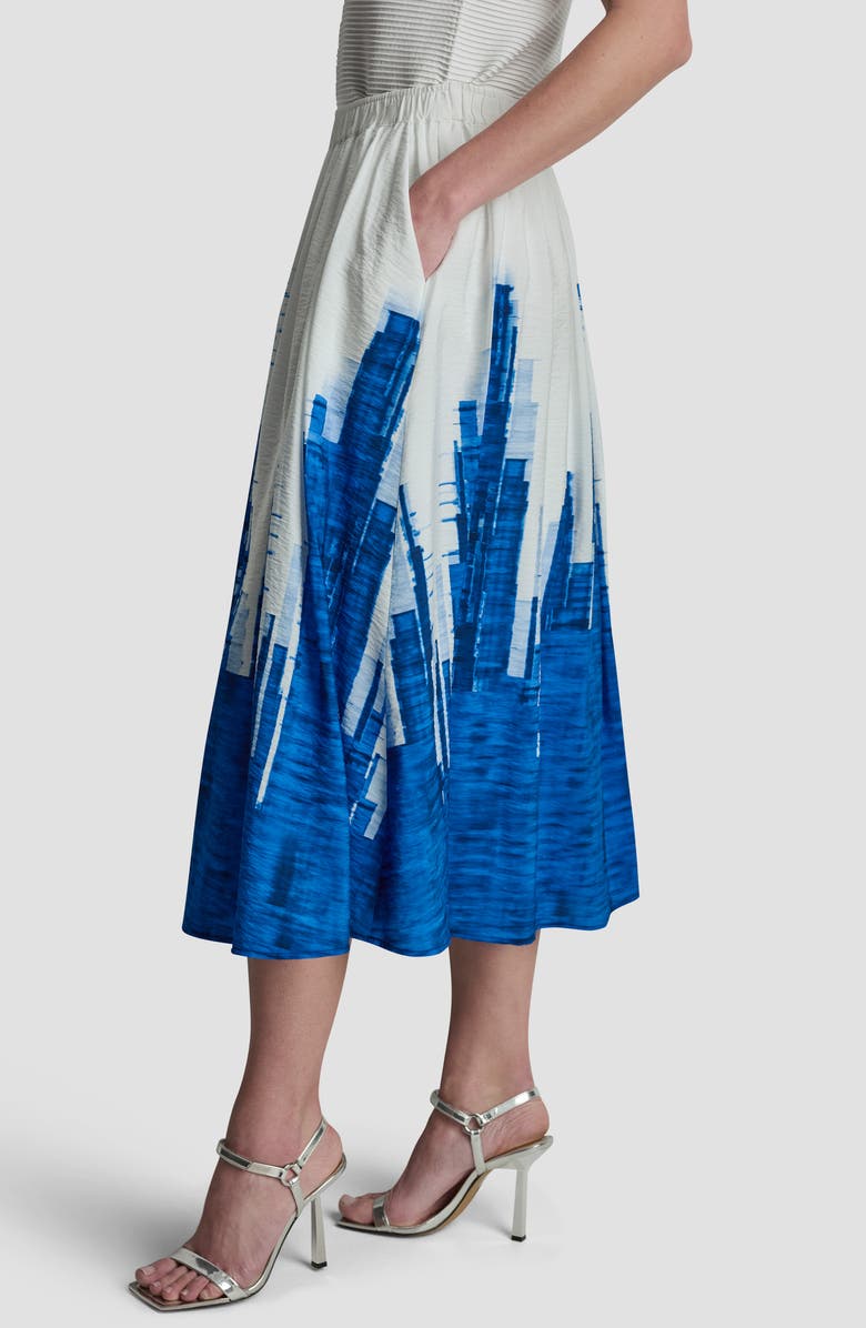 DKNY Upstate Pleated Midi Skirt, Alternate, color,