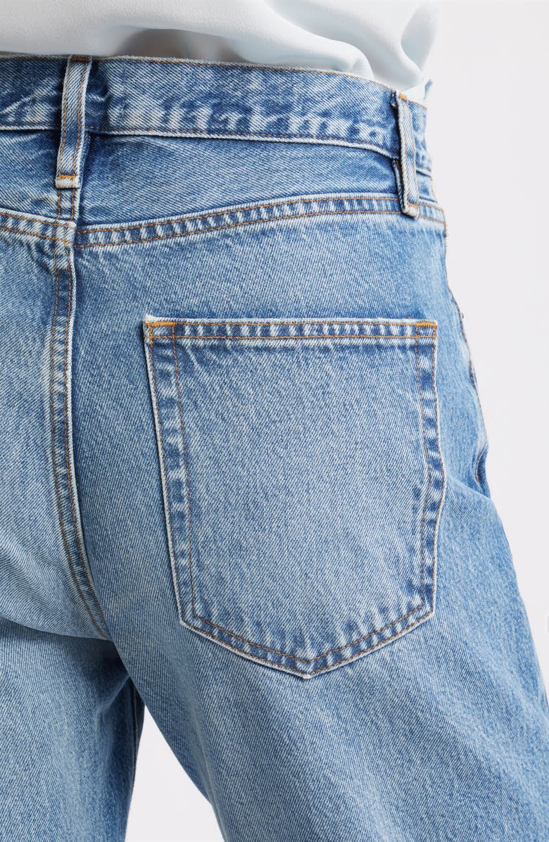 FRAME The Vertical High Waist Relaxed Straight Leg Jeans, Alternate, color, Trust