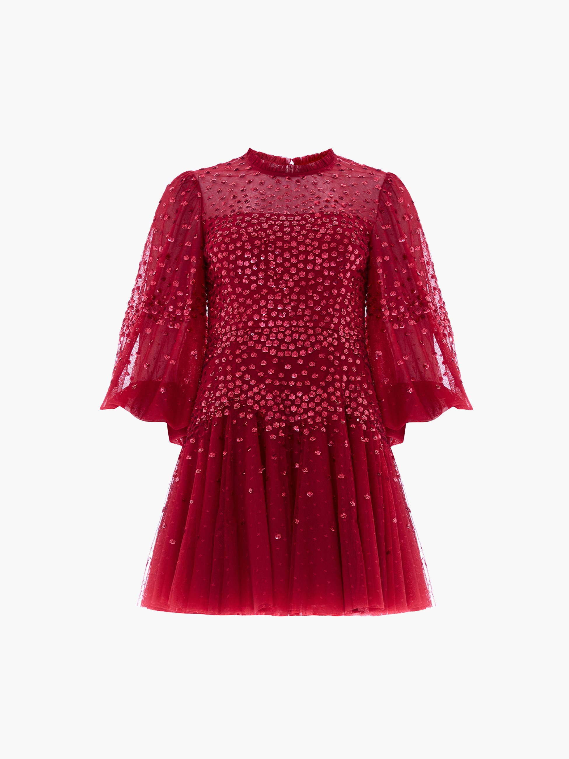 Scallop Sequin Mini Dress - image 2