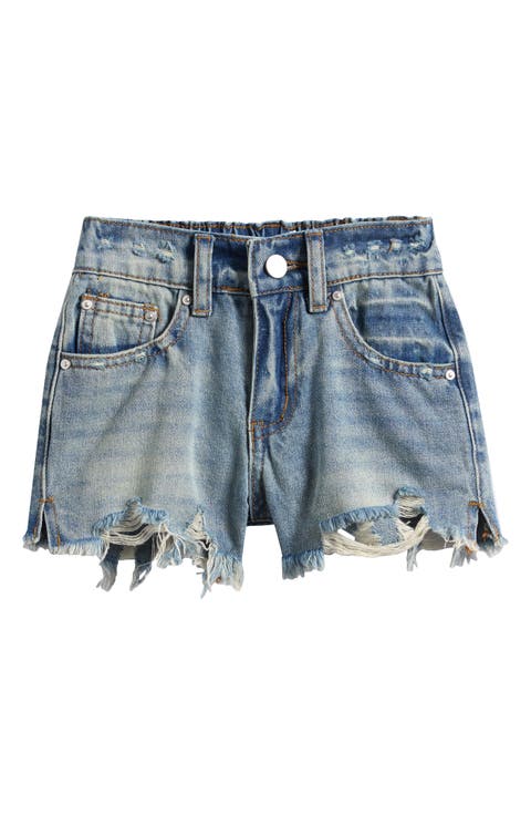Kids' Distressed Denim Shorts (Big Kid)