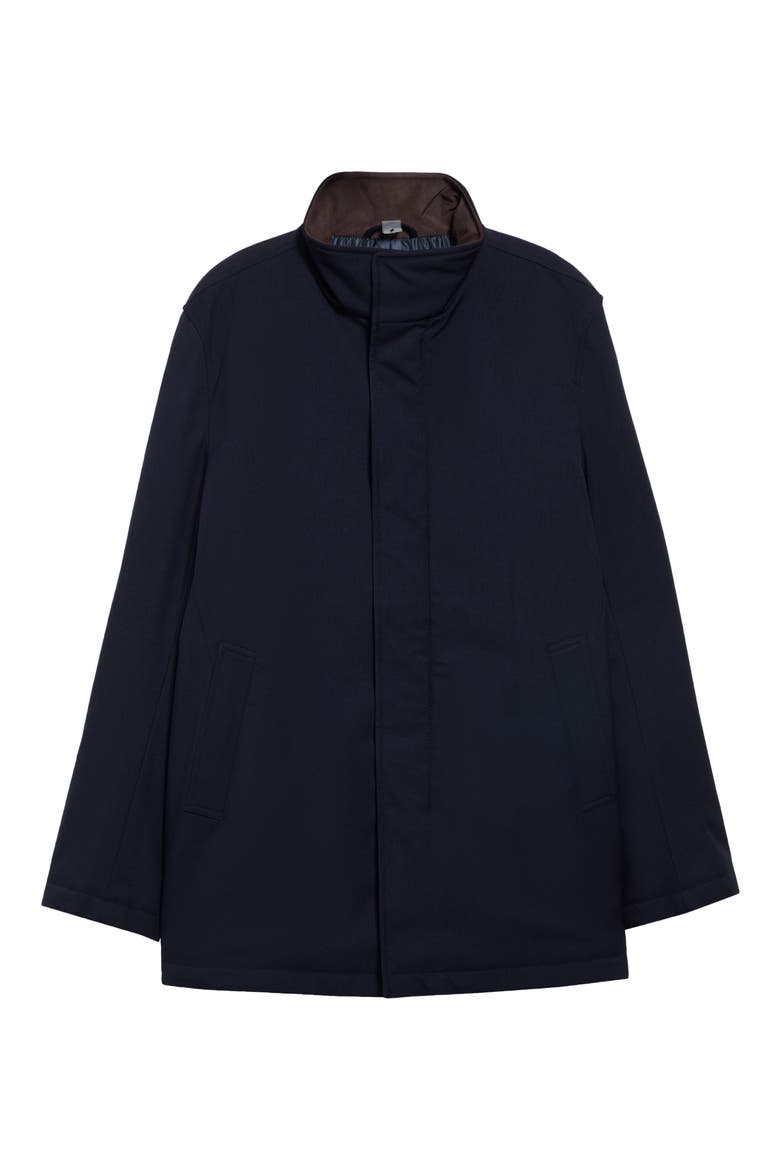 Water Repellent Tech Twill Car Coat, Main, color, 9250 NAVY
