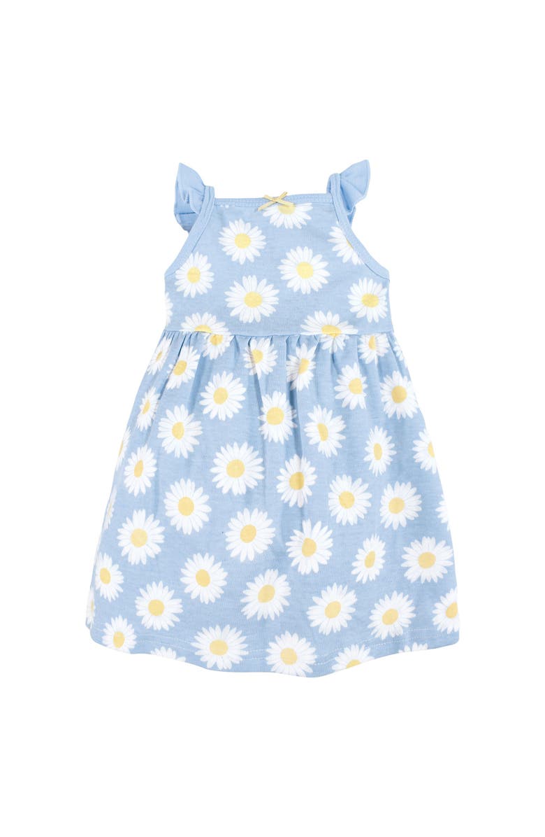 Hudson Baby Sleeveless 2-Pack Dress Set, Alternate, color, Blue Daisy