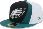 New Era Men's New Era Black/Midnight Green Philadelphia Eagles Shock 59FIFTY Fitted Hat
