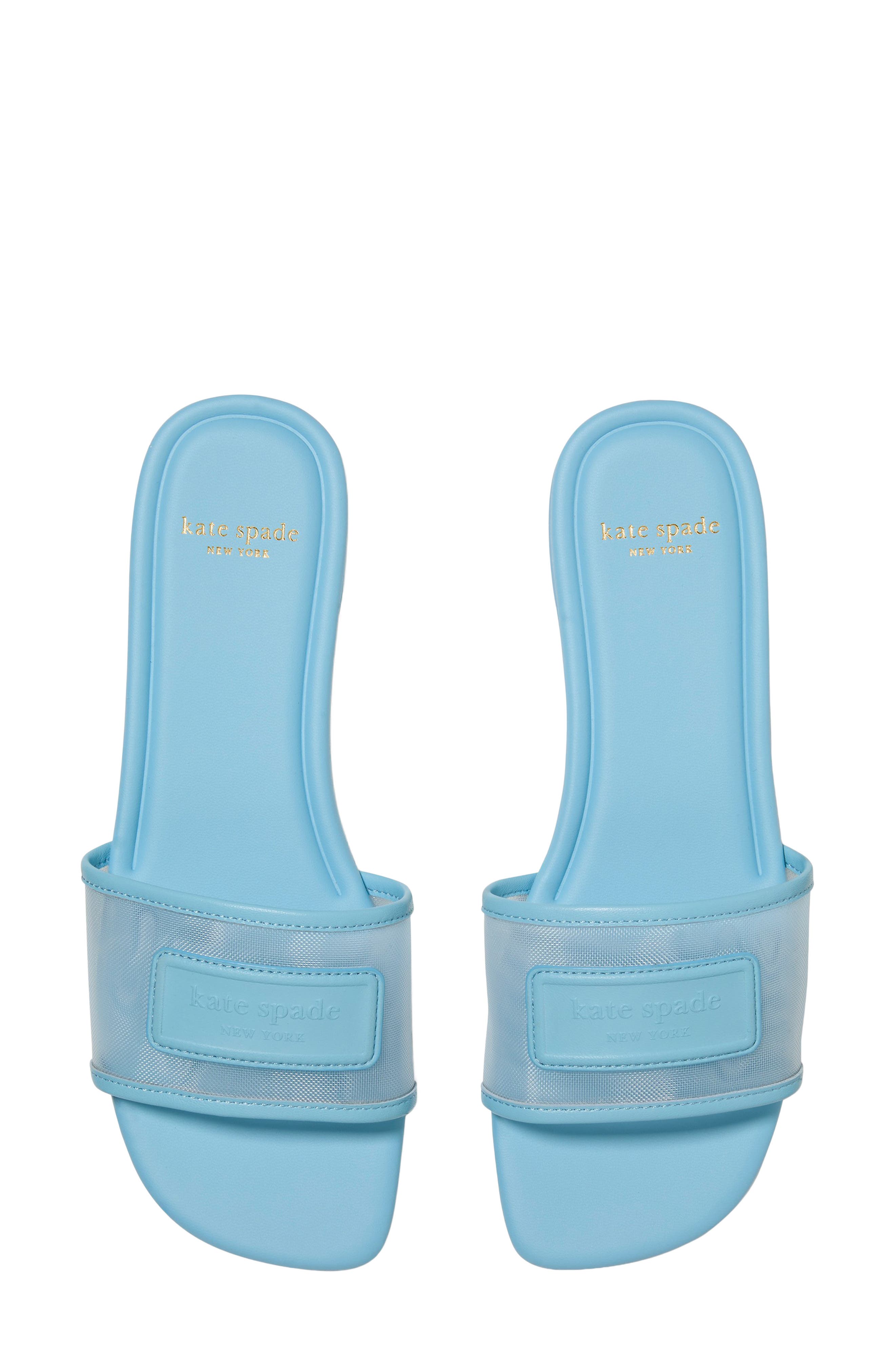 breezy mesh slide sandal, Alternate, color, PRISTINE POOL