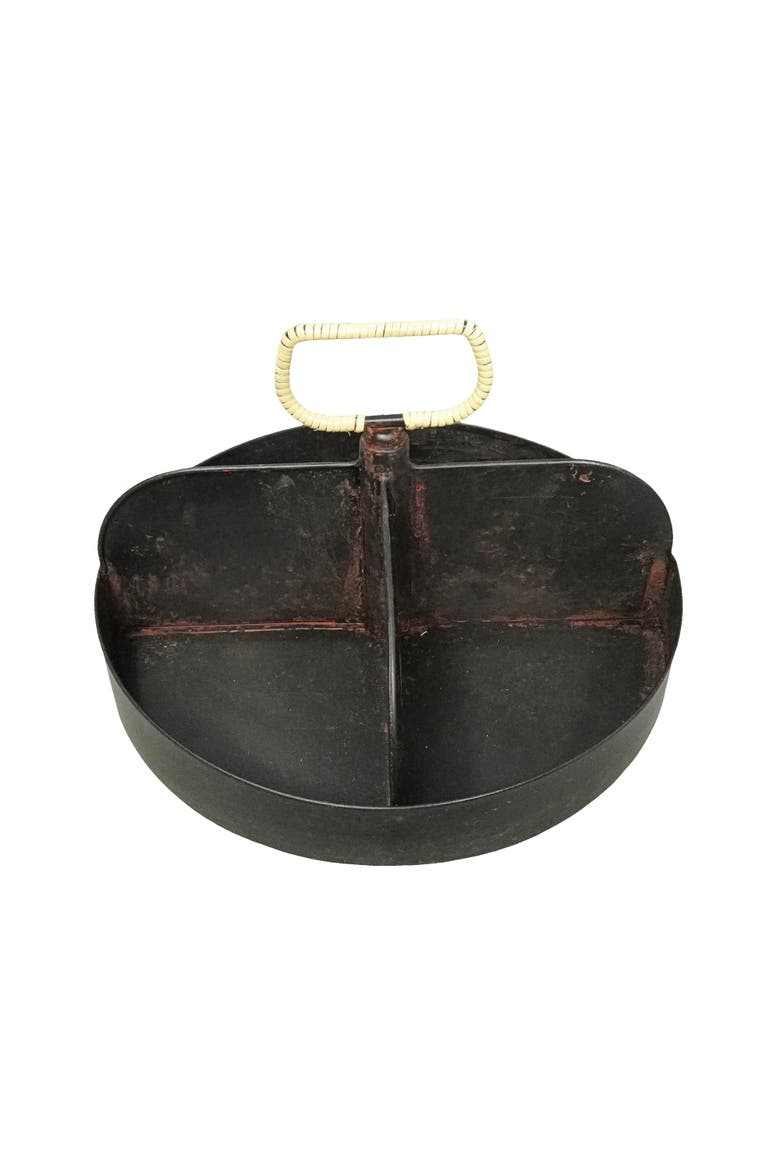 Divider Tray with Handle Round, Main, color, Black