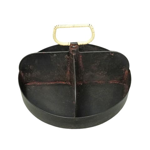 Divider Tray with Handle Round