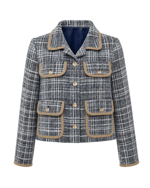 Rory Cropped Tweed Jacket