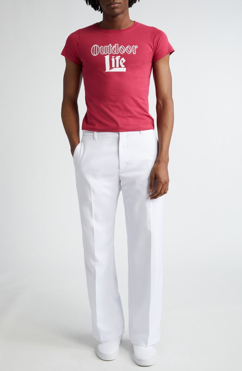 STOCKHOLM SURFBOARD CLUB Outdoor Rhinestone Organic Cotton Fitted T-Shirt, Alternate, color, 