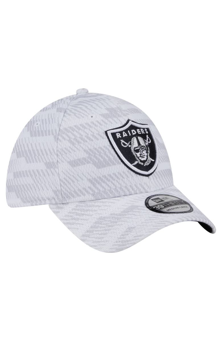 New Era Men's New Era  White Las Vegas Raiders Gameday Graded 39THIRTY Flex Hat, Alternate, color, 