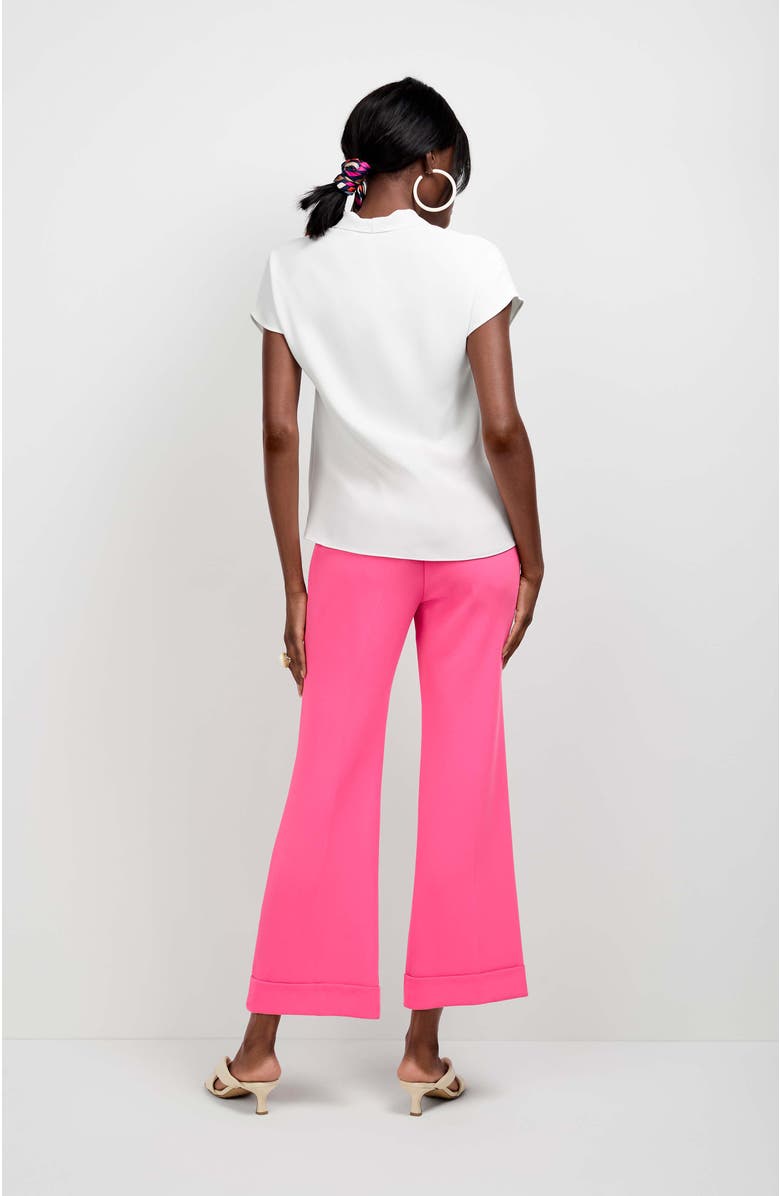 Trina Turk Turin Slash Tie Top, Alternate, color, Whitewash