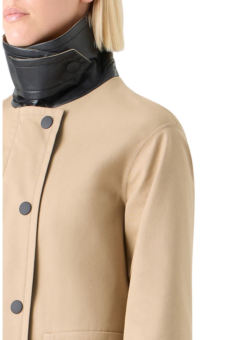 Water Resistant Jacket, Alternate, color, BEIGE-BLACK-RED