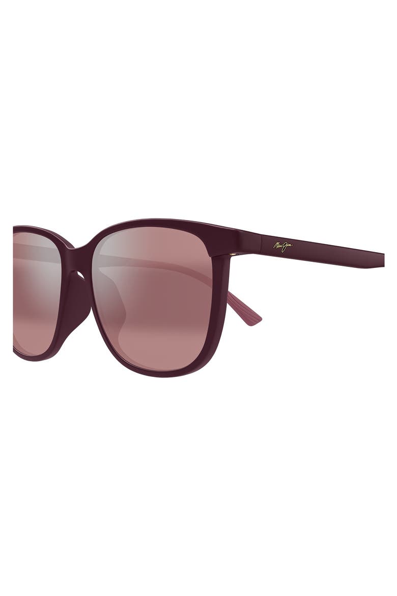 Ilikea AF 54mm PolarizedPlus2® Square Sunglasses, Alternate, color, RED
