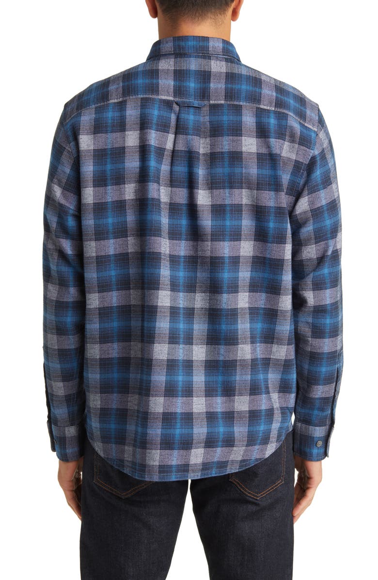 Tommy Bahama Canyon Beach Cozy Check Flannel Button-Up Shirt, Alternate, color, 