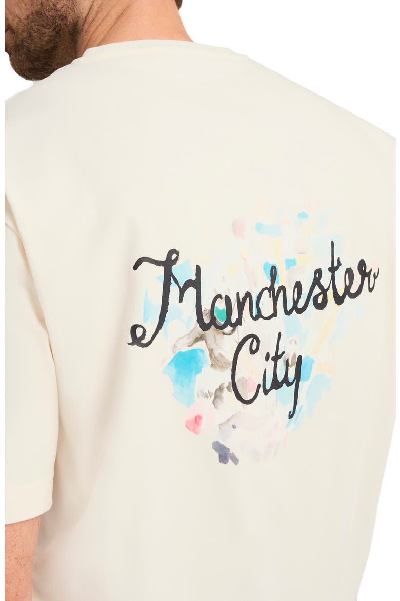 x KidSuper MCFC Cotton Graphic T-Shirt, Alternate, color, WARM WHITE-PUMA BLACK