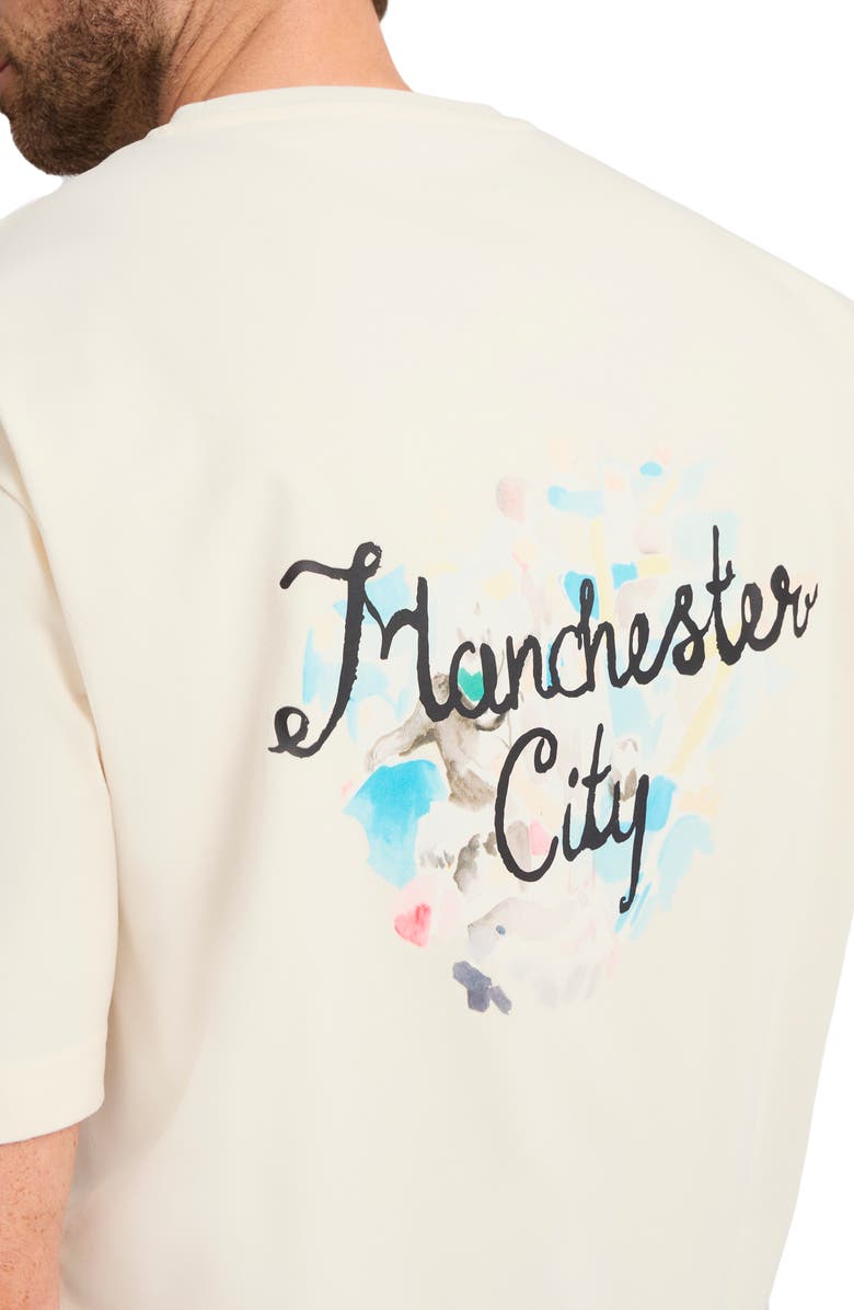 PUMA x KidSuper MCFC Cotton Graphic T-Shirt, Alternate, color, Warm White-Puma Black