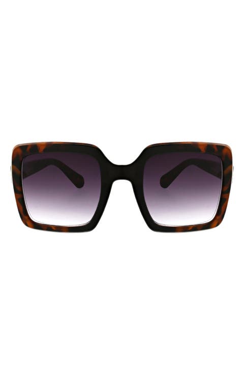 52mm Oversize Square Sunglasses