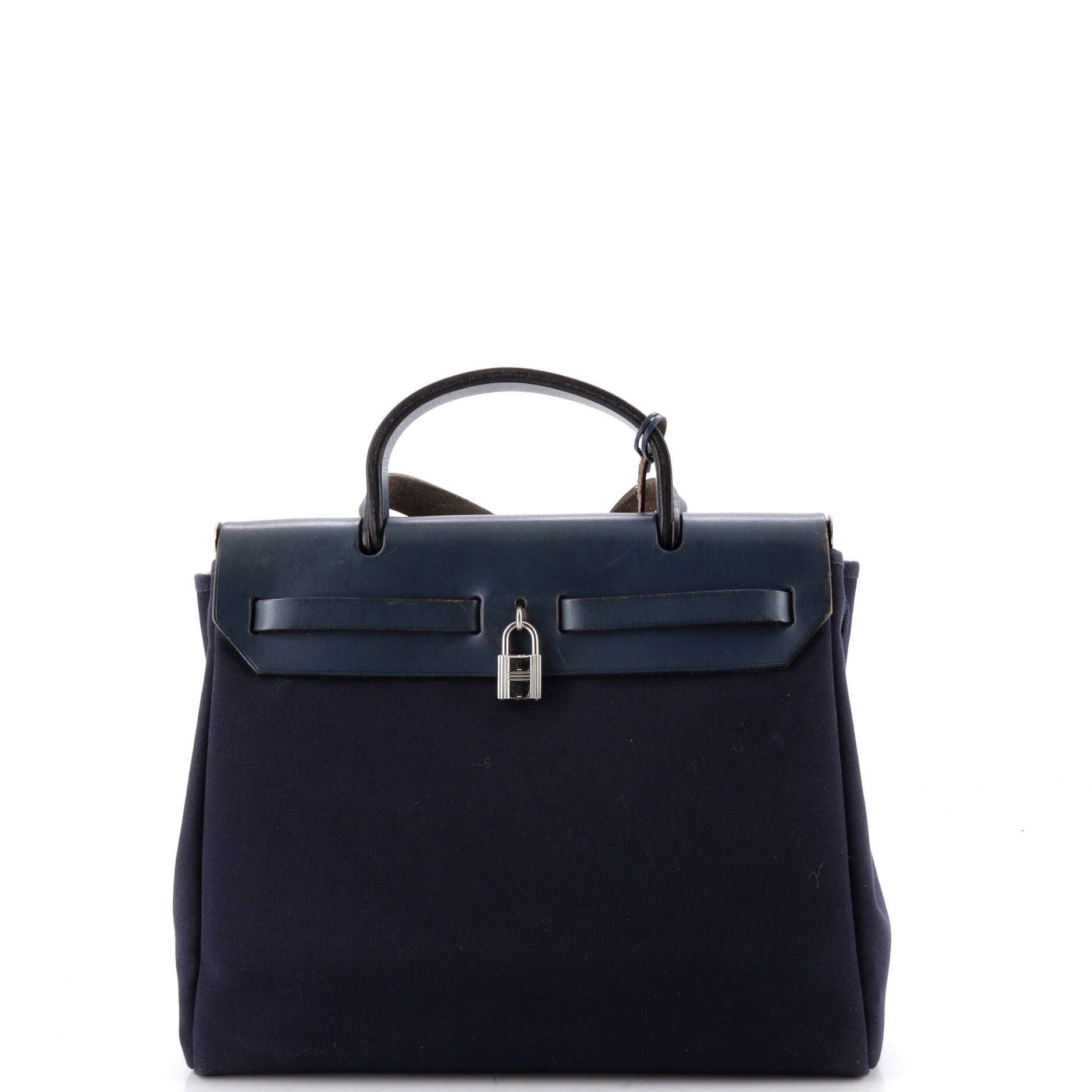 Herbag Toile and Leather PM, Alternate, color, Blue