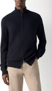 ZEGNA Cashseta Regular Fit Cashmere & Silk Zip Cardigan