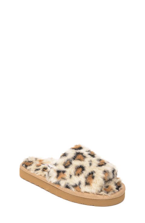 Lyla Faux Fur Slide Slipper (Toddler, Little Kid & Big Kid)