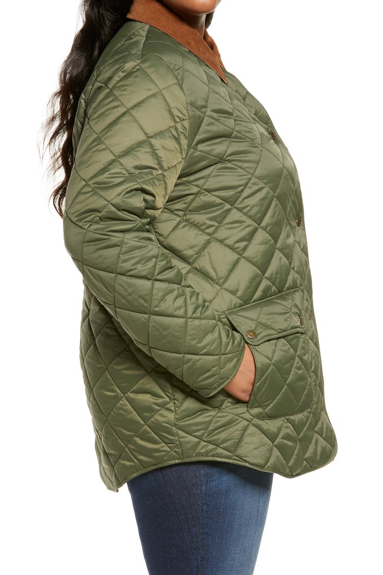 Pilton Quilted Jacket, Alternate, color, OLIVE