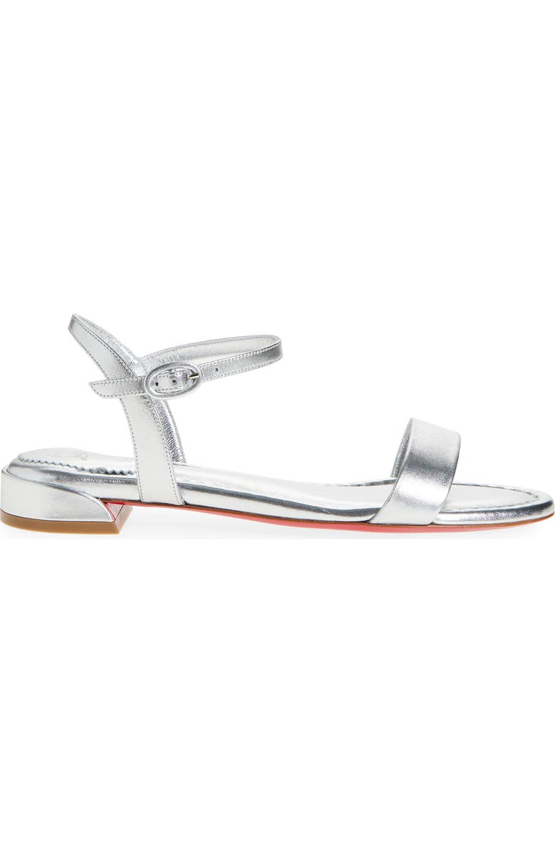 Christian Louboutin Sweet Jane Sandal, Alternate, color, Silver/ Lin Silver