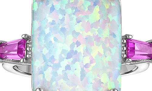 Fzn Opal & Pink Sapphire Ring In Multi