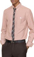 Burberry Slim Fit Striped Cotton Shirt
