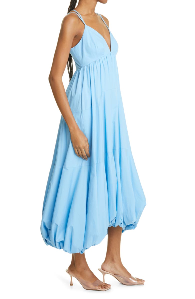 Cinq à Sept Effie Balloon Hem Midi Dress, Alternate, color, 