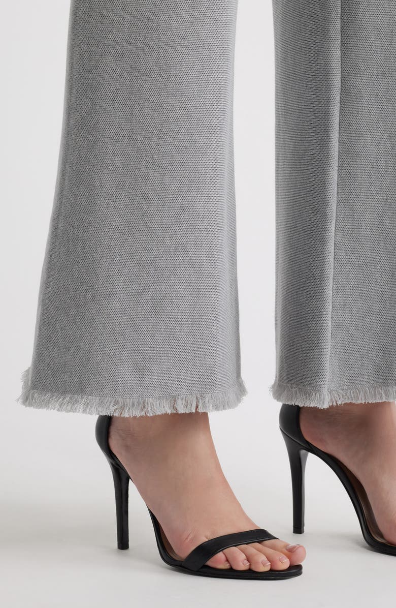 KOBI HALPERIN Valley Fray Hem Wide Leg Knit Pants, Alternate, color, 