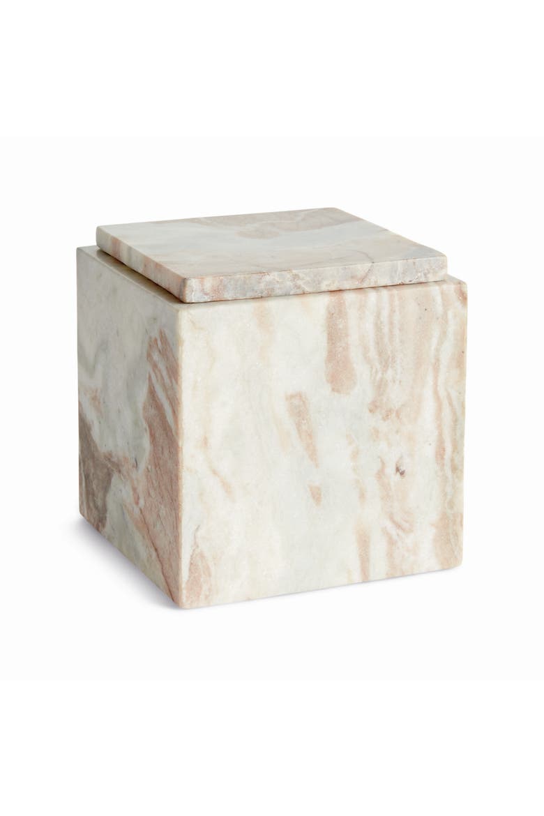 Jaqueline Square Lidded Box, Main, color, Brown