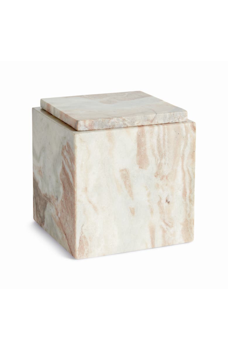 Napa Home & Garden Jaqueline Square Lidded Box, Main, color, Brown