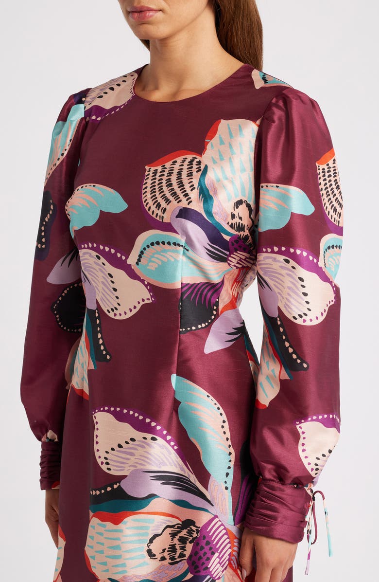 Hutch Puff Shoulder Long Sleeve Minidress, Alternate, color, 